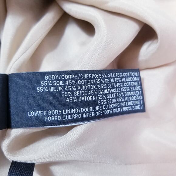 Ralph Lauren Black Label 100% Silk Shirt Dress Button Front Collared - Picture 6 of 15